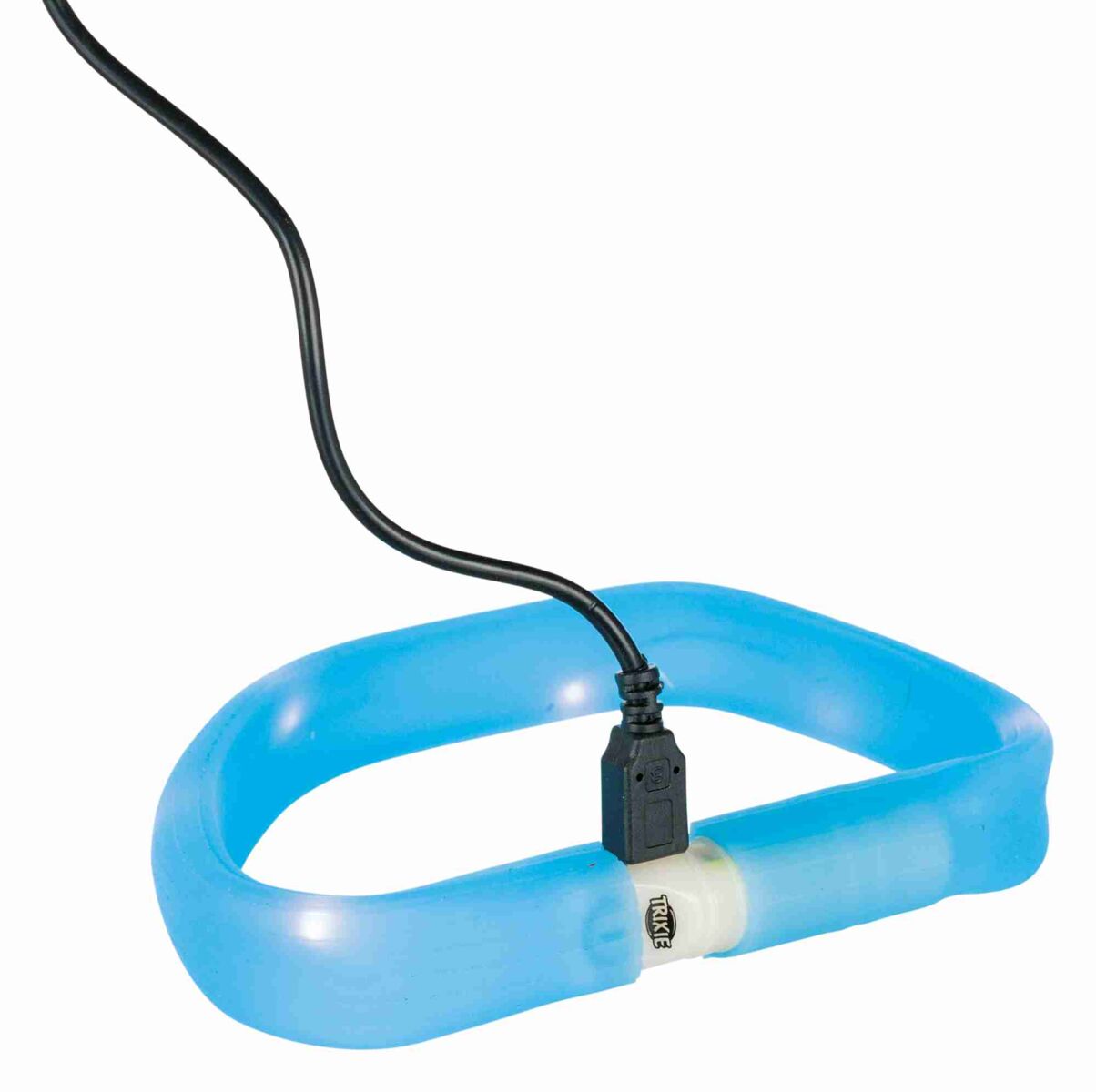 50 cm/18 mm Green Trixie TRIXIE Safer Life Flash light band USB Medium/Large 