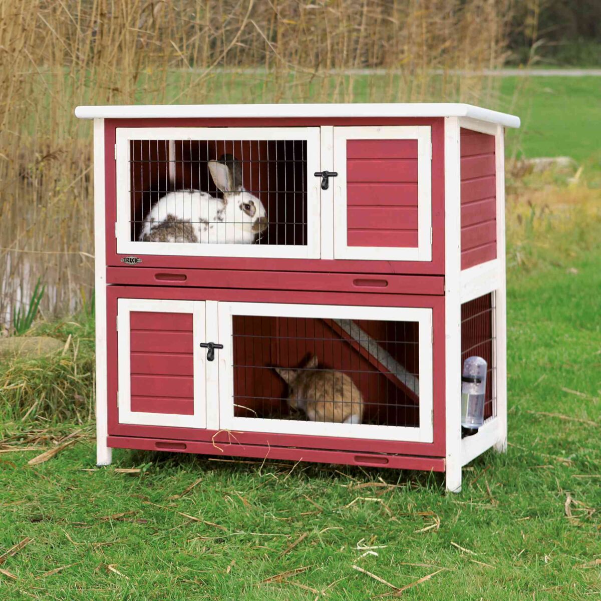 TRIXIE Pet Products Rabbit Hutch with a View 59.25 x 31.25 x 42 inches 