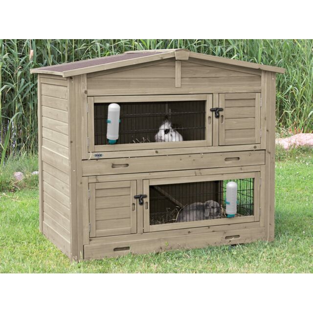 Trixie Pet Products Rabbit Hutch with Peaked Roof Small 