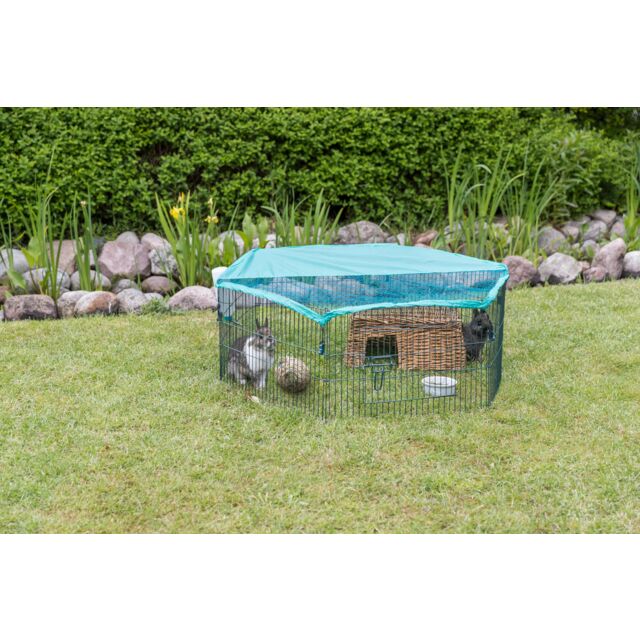 TRIXIE Young Animal Enclosure with Protective Net, Enclosure for Small  Animals